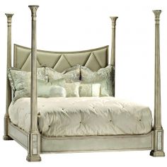 BEDS - Queen, King & California King Sizes Stunning light color four poster bed 2