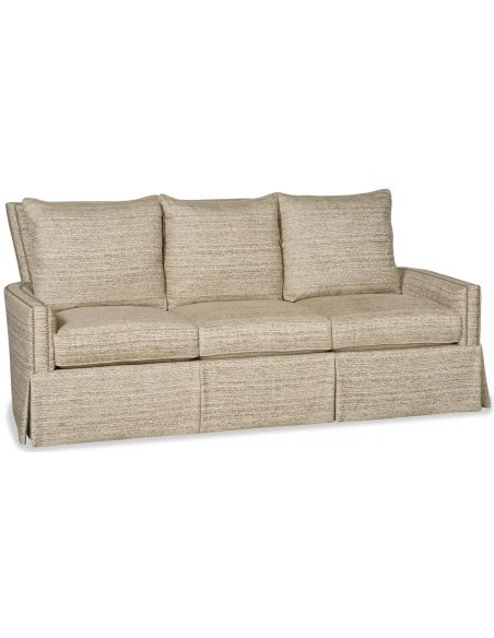 Contemporary oatmeal sofa