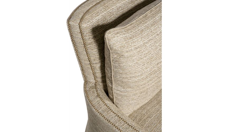 SOFA, COUCH & LOVESEAT Contemporary oatmeal sofa