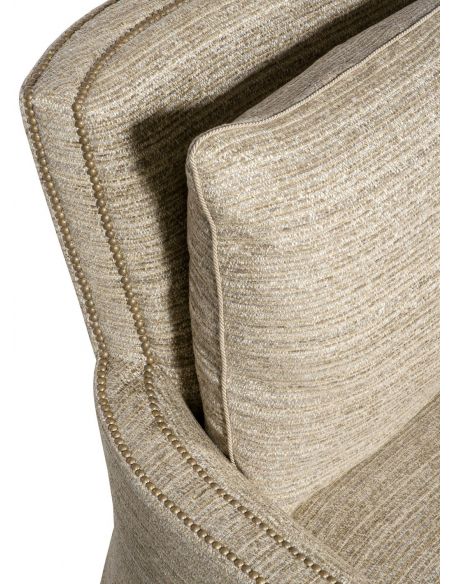 SOFA, COUCH & LOVESEAT Contemporary oatmeal sofa