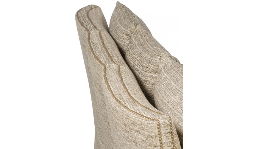 SOFA, COUCH & LOVESEAT Contemporary oatmeal sofa