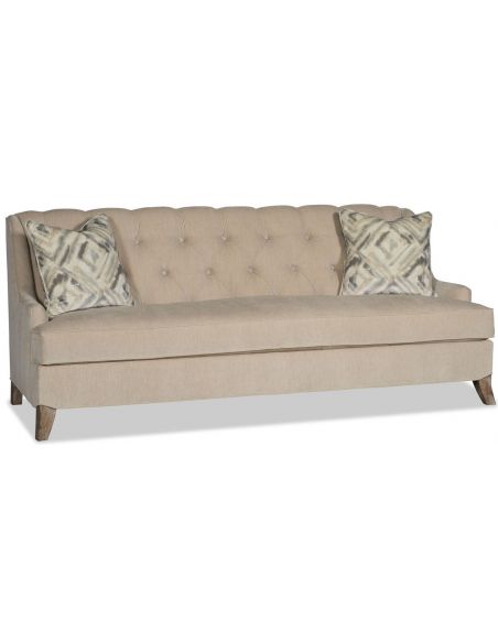 Sofa with beautiful tufting detail