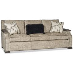 SOFA, COUCH & LOVESEAT Sofa covered in a textured oatmeal fabric