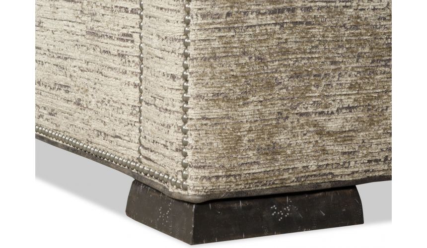 SOFA, COUCH & LOVESEAT Sofa covered in a textured oatmeal fabric