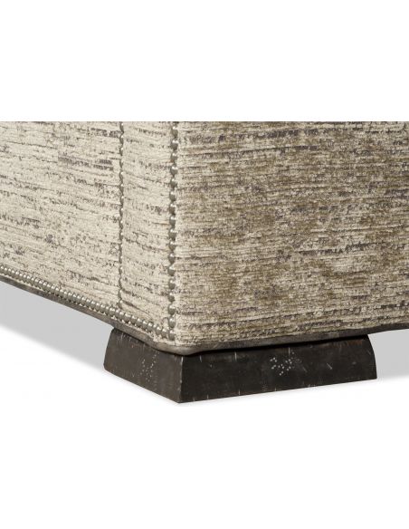SOFA, COUCH & LOVESEAT Sofa covered in a textured oatmeal fabric