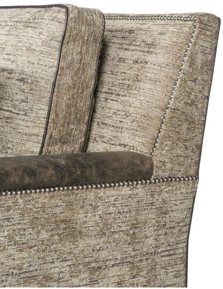 SOFA, COUCH & LOVESEAT Sofa covered in a textured oatmeal fabric