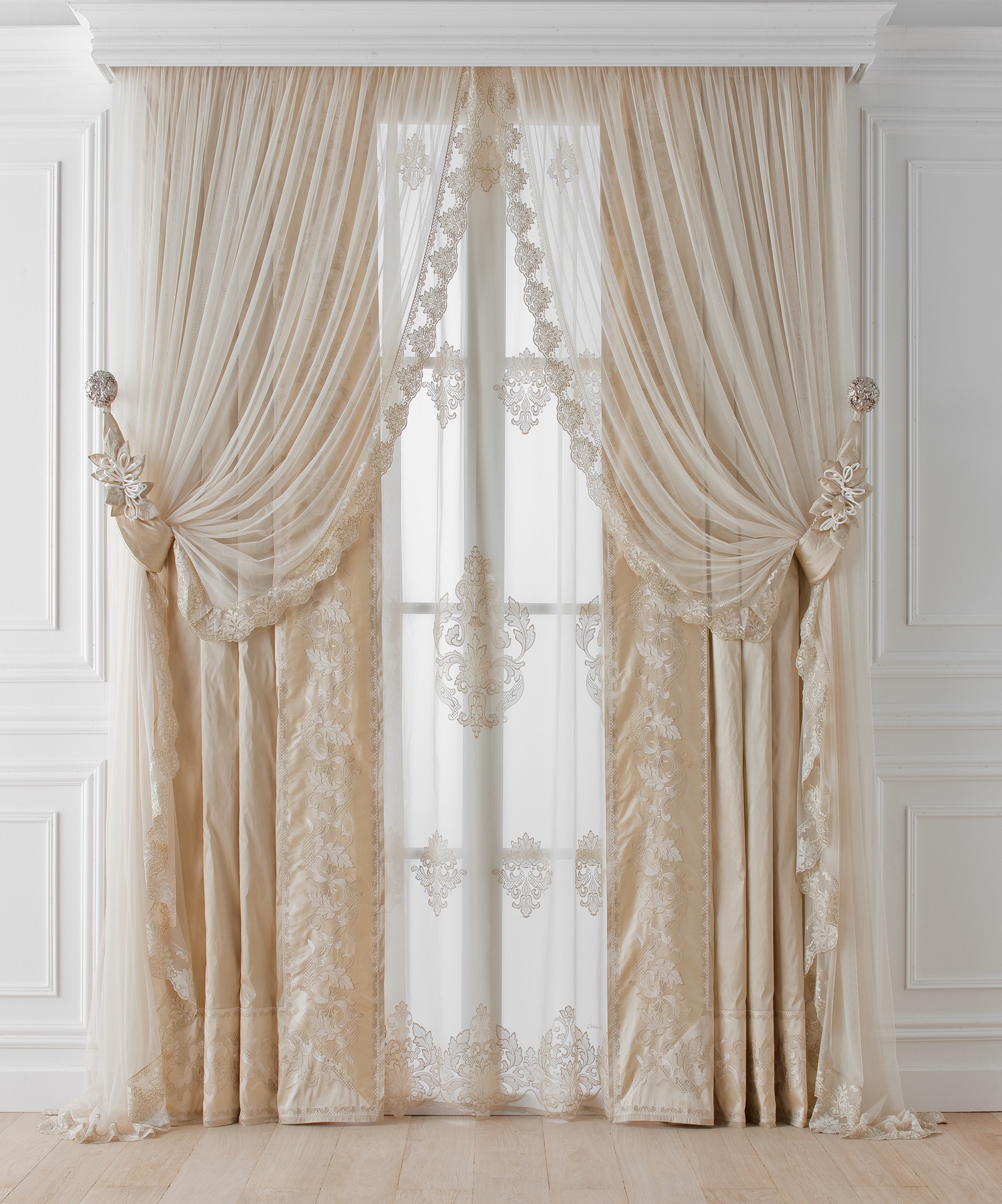Custom Window Treatments Hand made draperies from our Masterpiece Collection. 40
