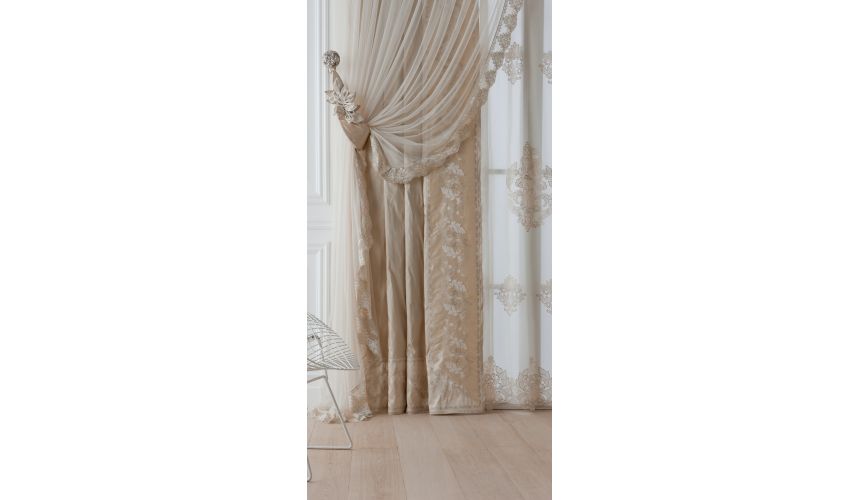 Custom Window Treatments Hand made draperies from our Masterpiece Collection. 40