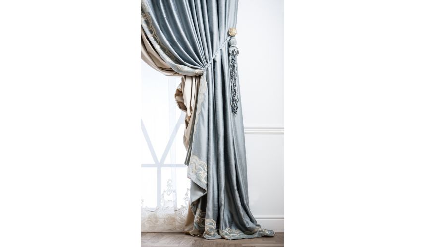 Custom Window Treatments Hand made draperies from our Masterpiece Collection. 45