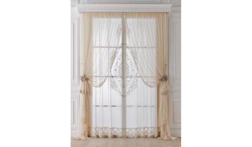 Custom Window Treatments Hand made draperies from our Masterpiece Collection. 50