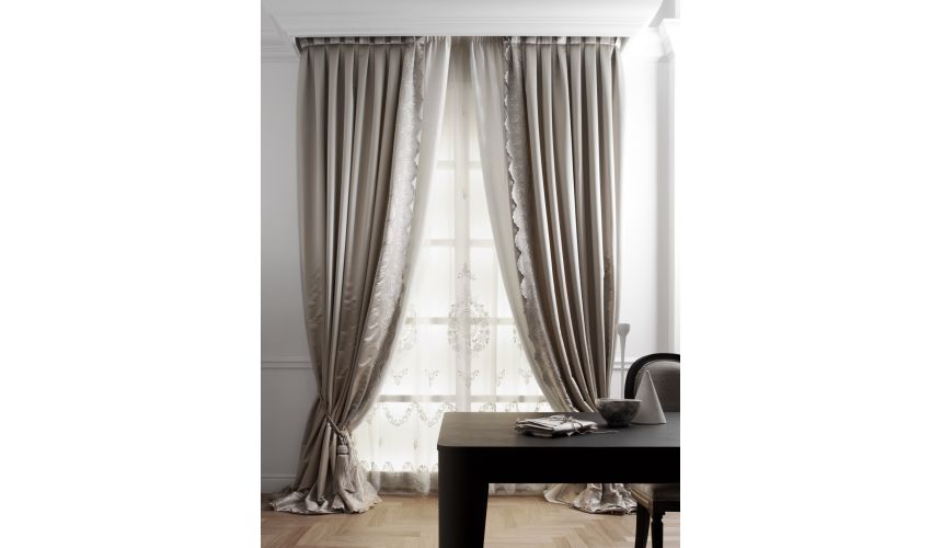 Custom Window Treatments Hand made draperies from our Masterpiece Collection. 51