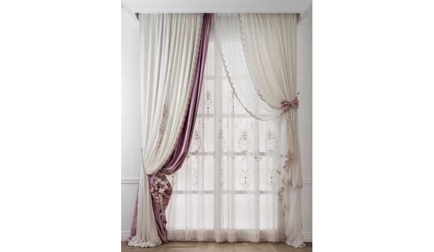 Custom Window Treatments Hand made draperies from our Masterpiece Collection. 48