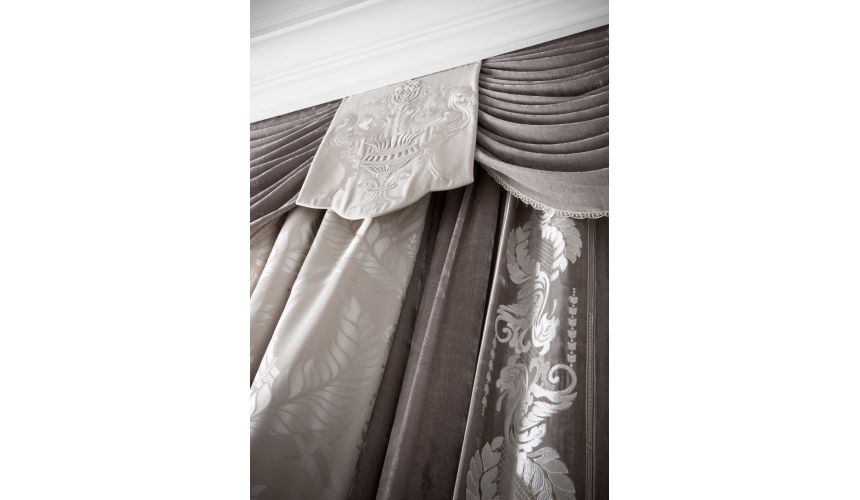 Custom Window Treatments Hand made draperies from our Masterpiece Collection. 55