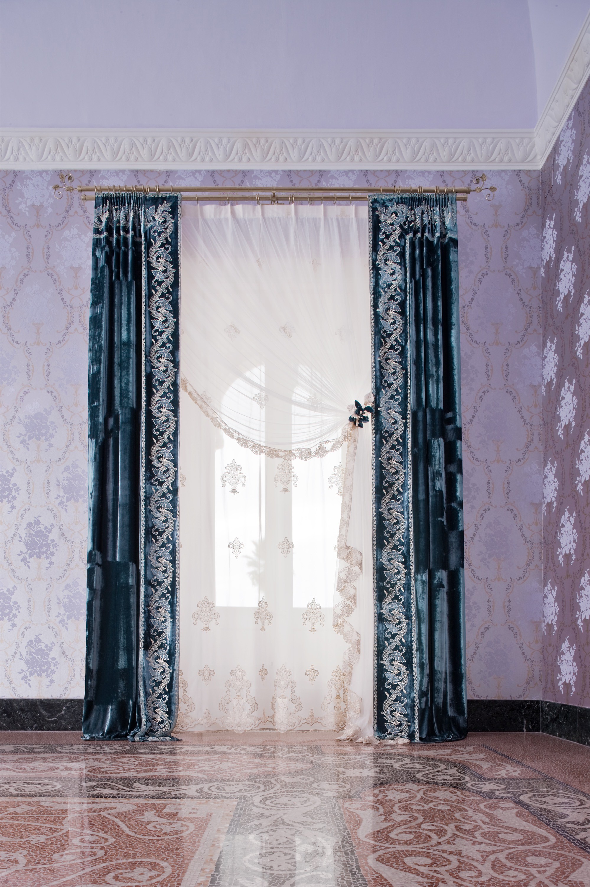 Custom Window Treatments Hand made draperies from our Masterpiece Collection. 58