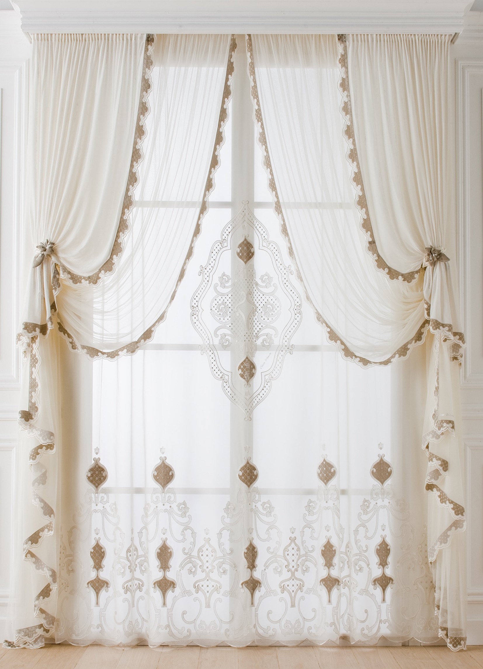 Custom Window Treatments Hand made draperies from our Masterpiece Collection. 71