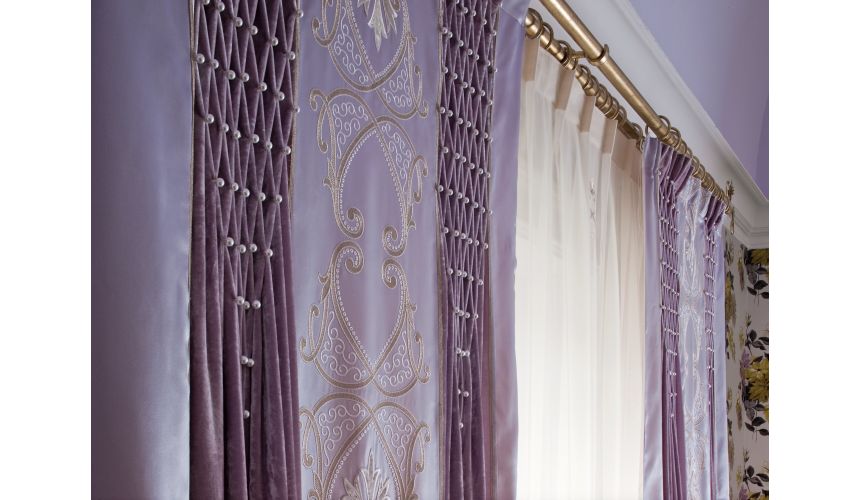 Custom Window Treatments Hand made draperies from our Masterpiece Collection. 74