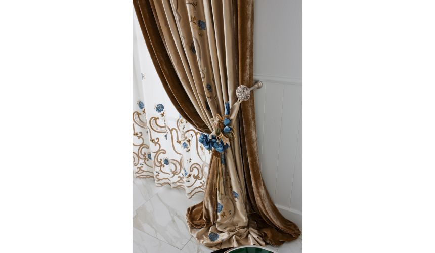 Custom Window Treatments Hand made draperies from our Masterpiece Collection. 76