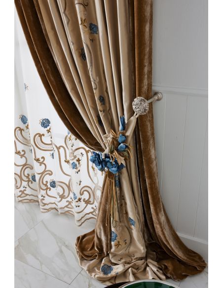Custom Window Treatments Hand made draperies from our Masterpiece Collection. 76