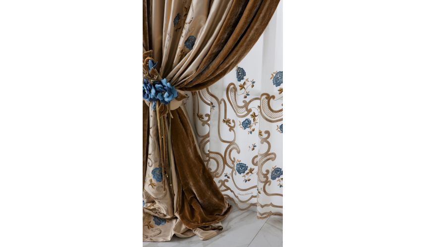 Custom Window Treatments Hand made draperies from our Masterpiece Collection. 76