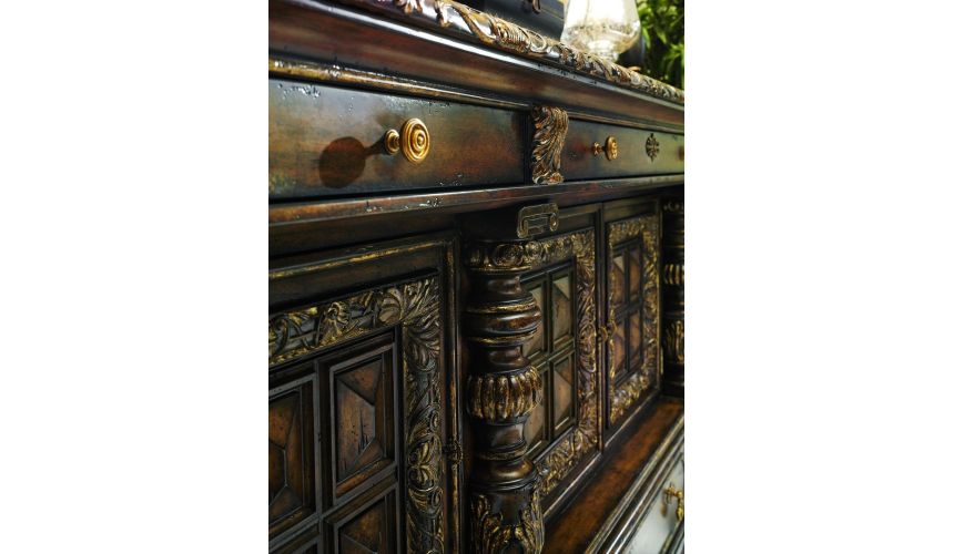 Breakfronts & China Cabinets Extraordinary dining room breakfront or credenza