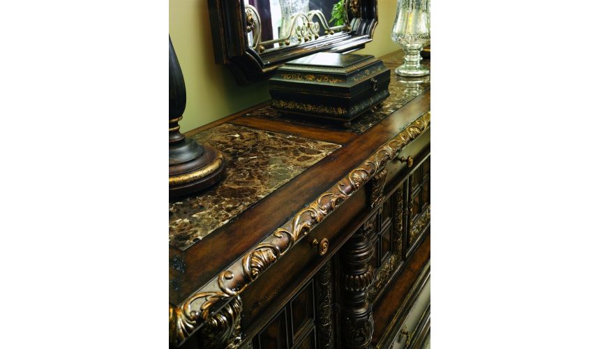 Breakfronts & China Cabinets Extraordinary dining room breakfront or credenza