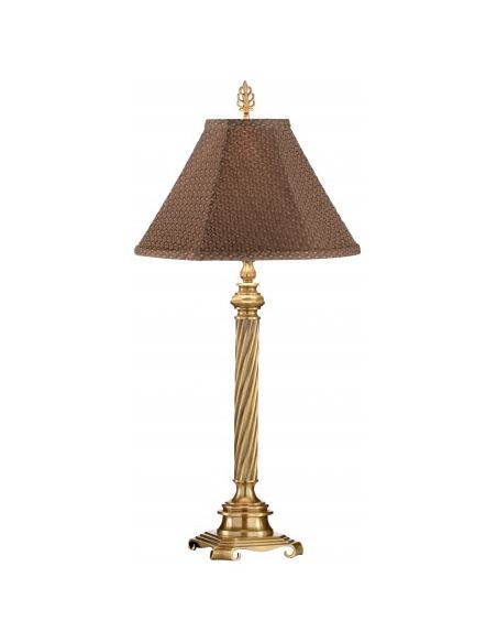 Brass Casted Textured Stick Lamp
