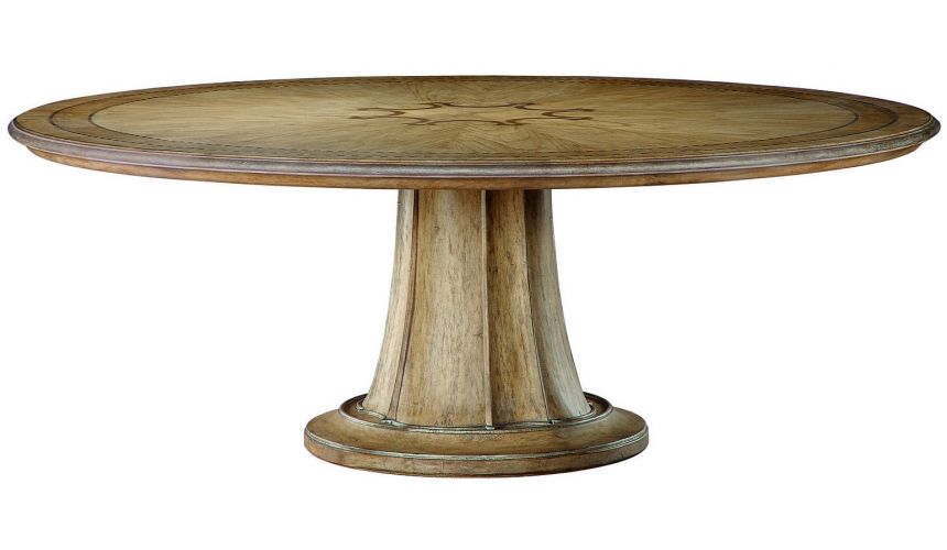 Dining Tables Stunning round dining table light color top