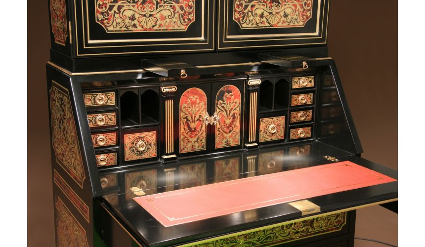 Executive Desks Luxury secretary desk with cabinet. King Louis Collection