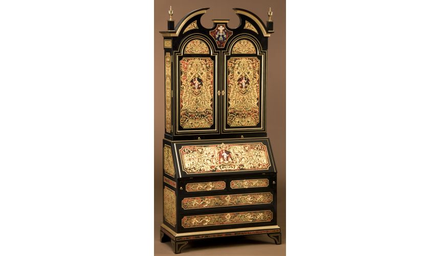 Executive Desks Luxury secretary desk with cabinet. King Louis Collection