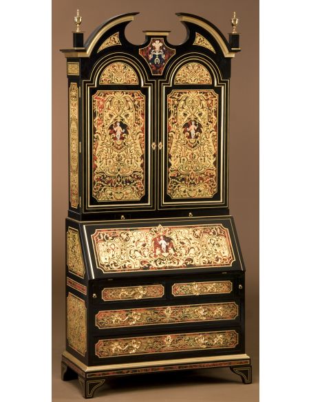 Executive Desks Luxury secretary desk with cabinet. King Louis Collection