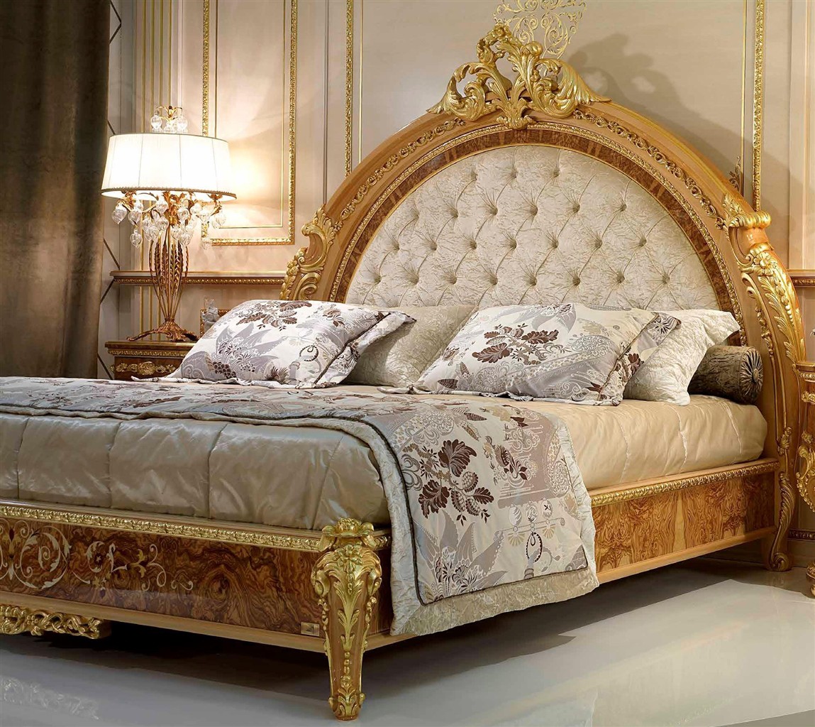 Elegant master bed from our modern day Czar collection
