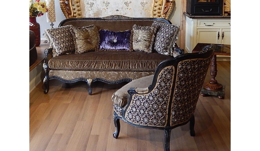 Luxury Leather & Upholstered Furniture Arabian jewel accent chairs 22