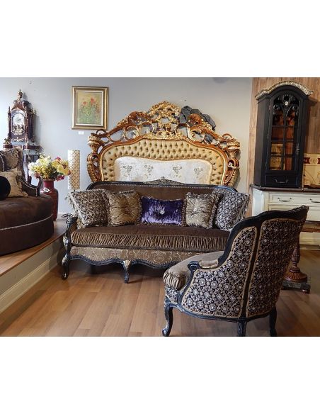 Luxury Leather & Upholstered Furniture Arabian jewel accent chairs 22