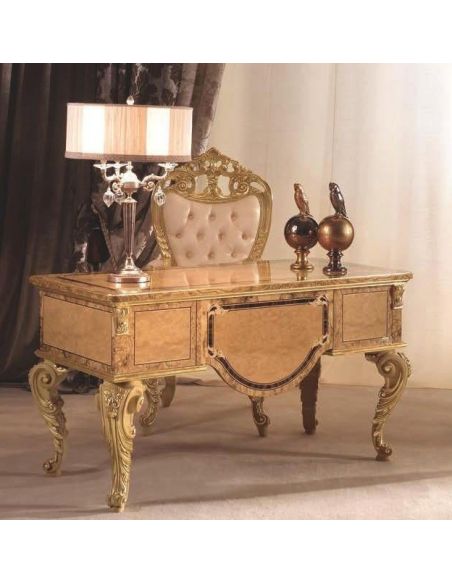 This stunning writing desk from our exclusive modern day palace collection