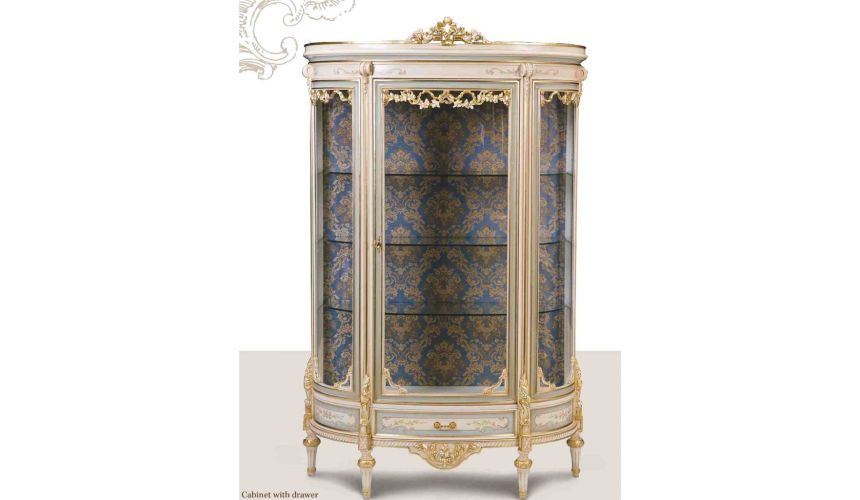 Dining Tables Venetian hand painted round dining set.
