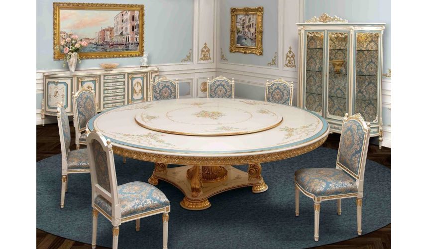 Venetian Hand Painted Round Dining Set