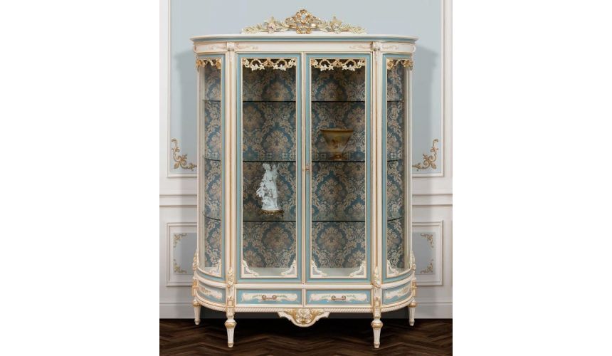 Dining Tables Venetian hand painted round dining set.