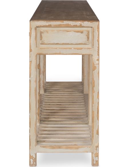 Breakfronts & China Cabinets Rectangular 5 Drawer Console
