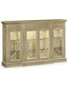 Breakfronts & China Cabinets Modern light color breakfront display cabinet