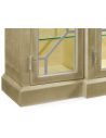 Breakfronts & China Cabinets Modern light color breakfront display cabinet