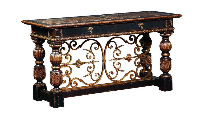 Console & Sofa Tables Tuscan style console table