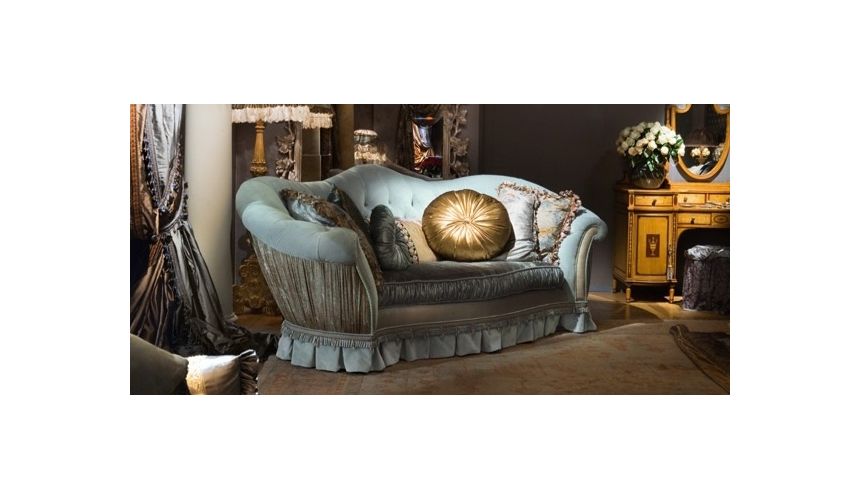 Luxury Leather & Upholstered Furniture 34 Luxury sofa. Fancy white leather sofa