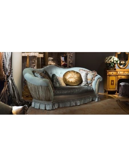 Luxury Leather & Upholstered Furniture 34 Luxury sofa. Fancy white leather sofa