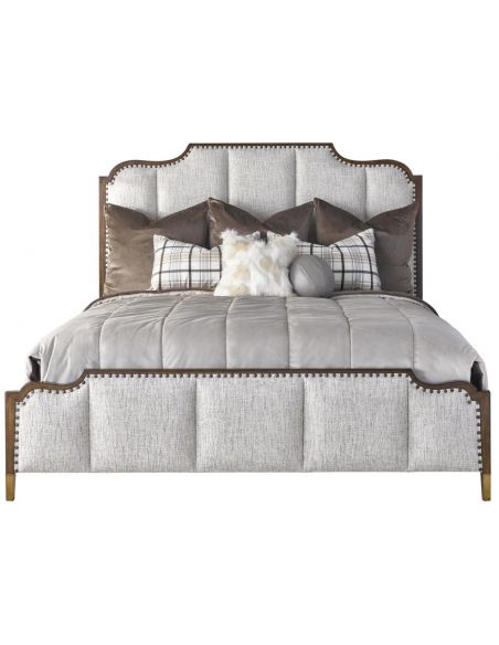 Queen and King Sized Beds Stylish master bedroom with a pleasant understated elegance