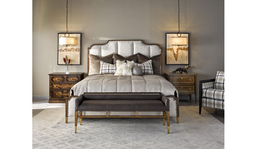 Queen and King Sized Beds Stylish master bedroom with a pleasant understated elegance