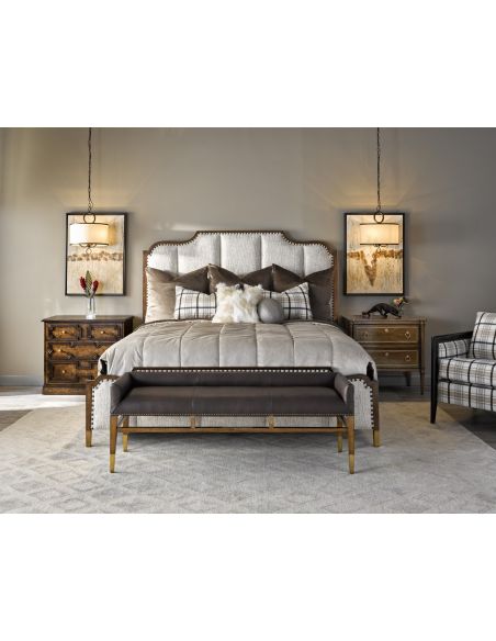 Queen and King Sized Beds Stylish master bedroom with a pleasant understated elegance