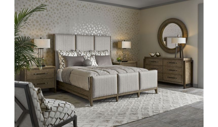 Queen and King Sized Beds Classy metropolitan designed master bed