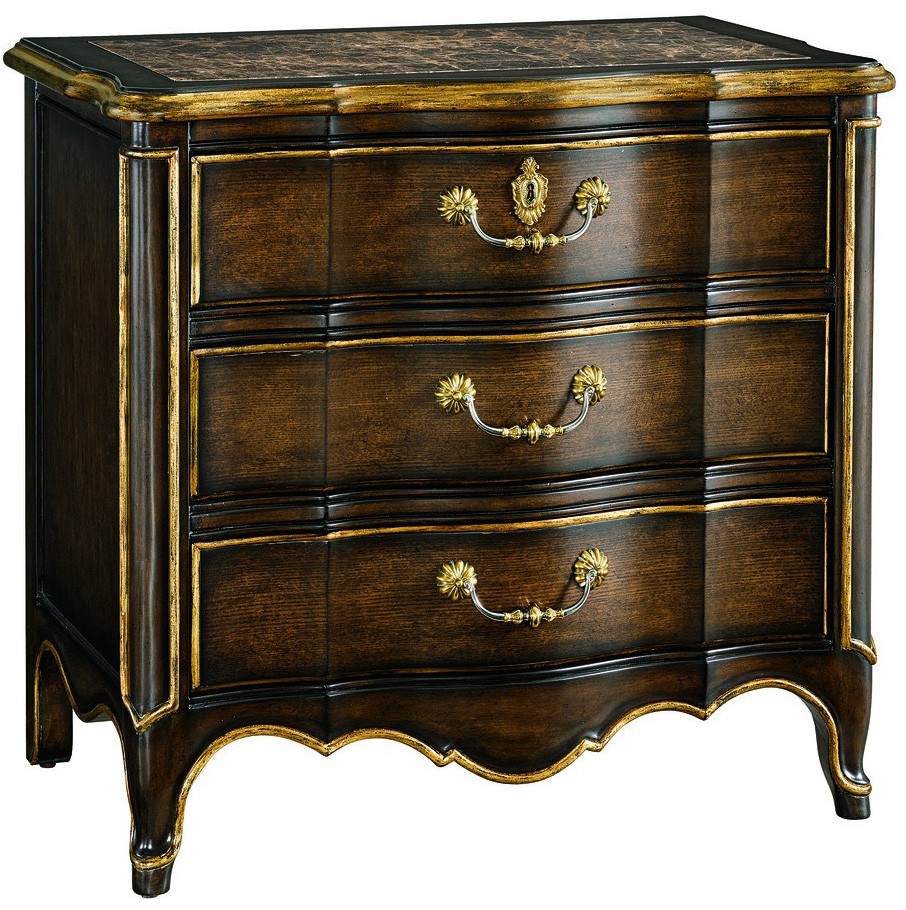 LUXURY BEDROOM FURNITURE High end traditional style night stand