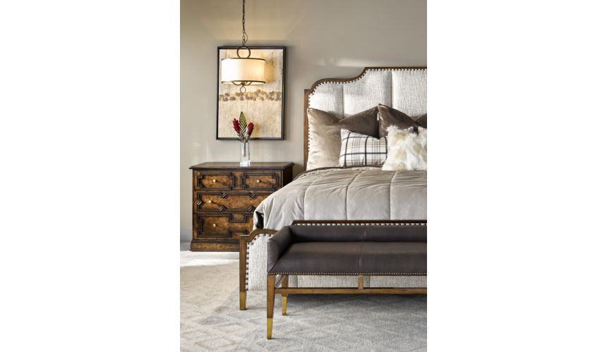 Chest of Drawers Chest of drawers or night stand of burl veneer