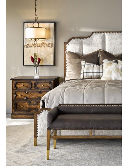 Chest of Drawers Chest of drawers or night stand of burl veneer